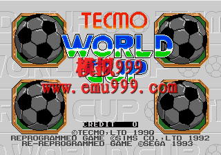 Tecmo籭 - Tecmo World Cup (Mega Play)