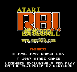 սR.B.I.ֻ - Vs. Atari R.B.I. Baseball