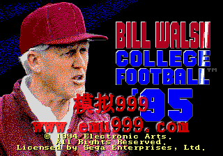 ֶʲĴѧʽ95 () - Bill Walsh College Football 95 (U)