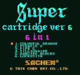 61(ʥǫϿ6) - Super Cartridge Version 6 - 6-in-1 (Sachen)